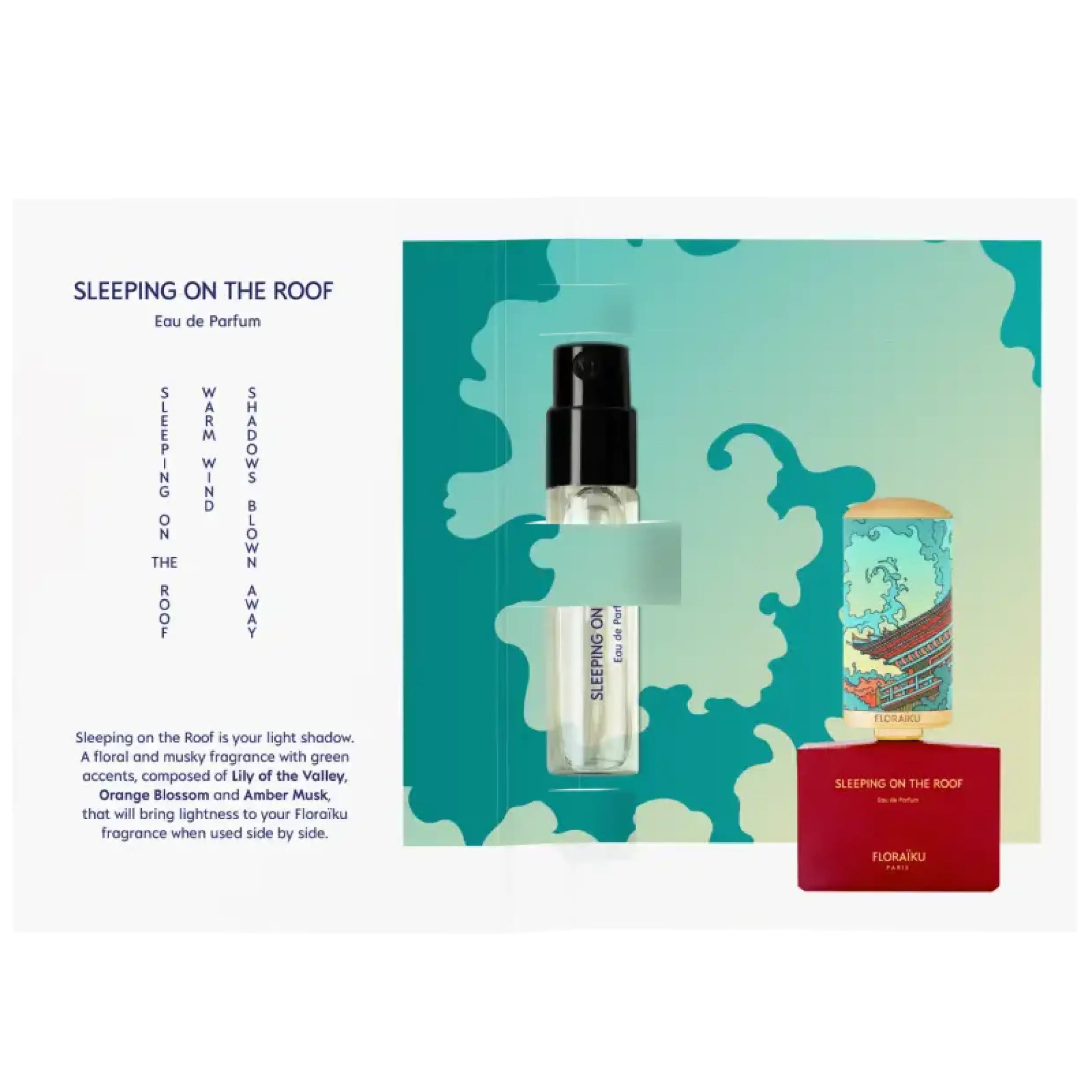 floraiku.com | SLEEPING ON THE ROOF - Sample 1.5mL - Eau de