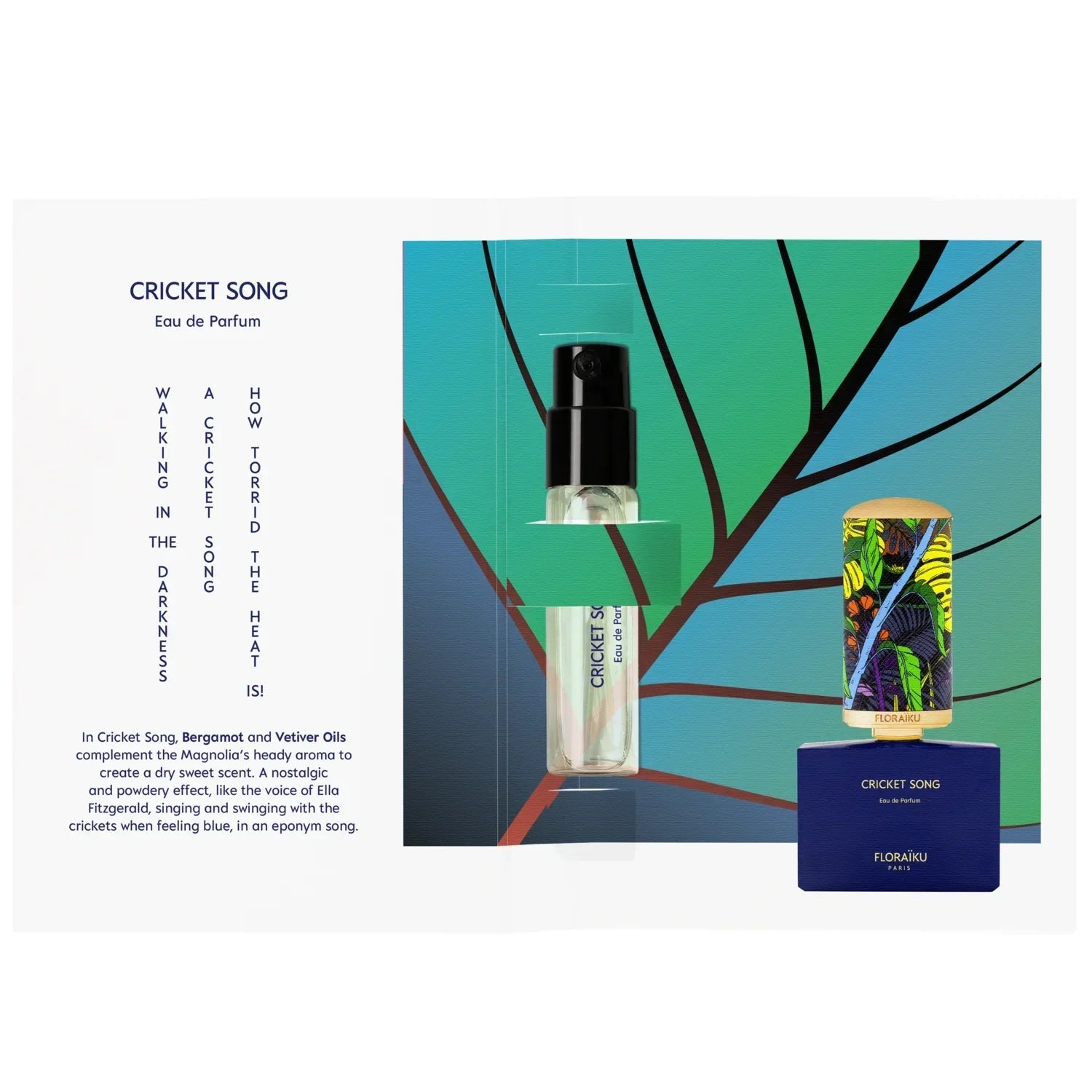 floraiku.com | CRICKET SONG - Sample 1.5mL - Eau de Parfum