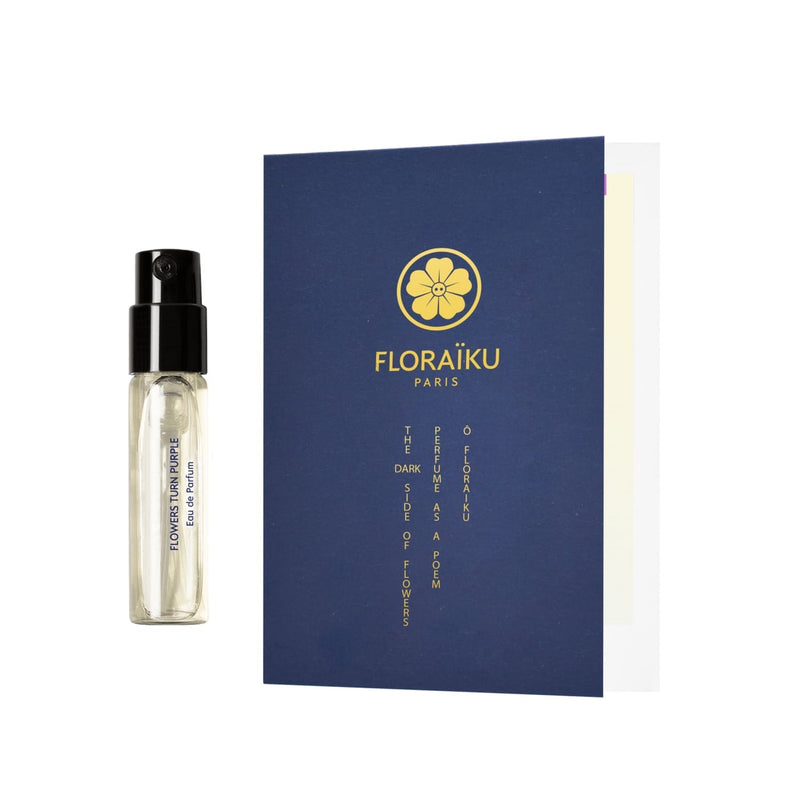 floraiku.com | FLOWERS TURN PURPLE - Sample 1.5mL - Eau de 