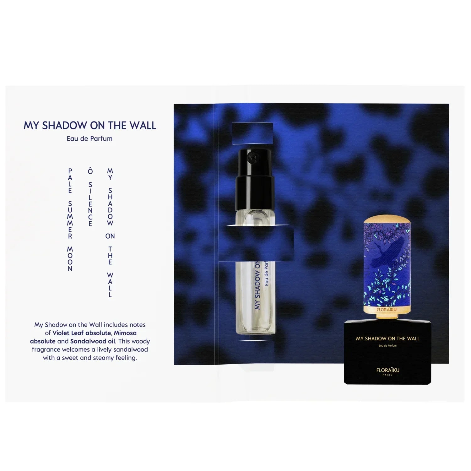 floraiku.com | MY SHADOW ON THE WALL - Sample 1.5mL - Eau de