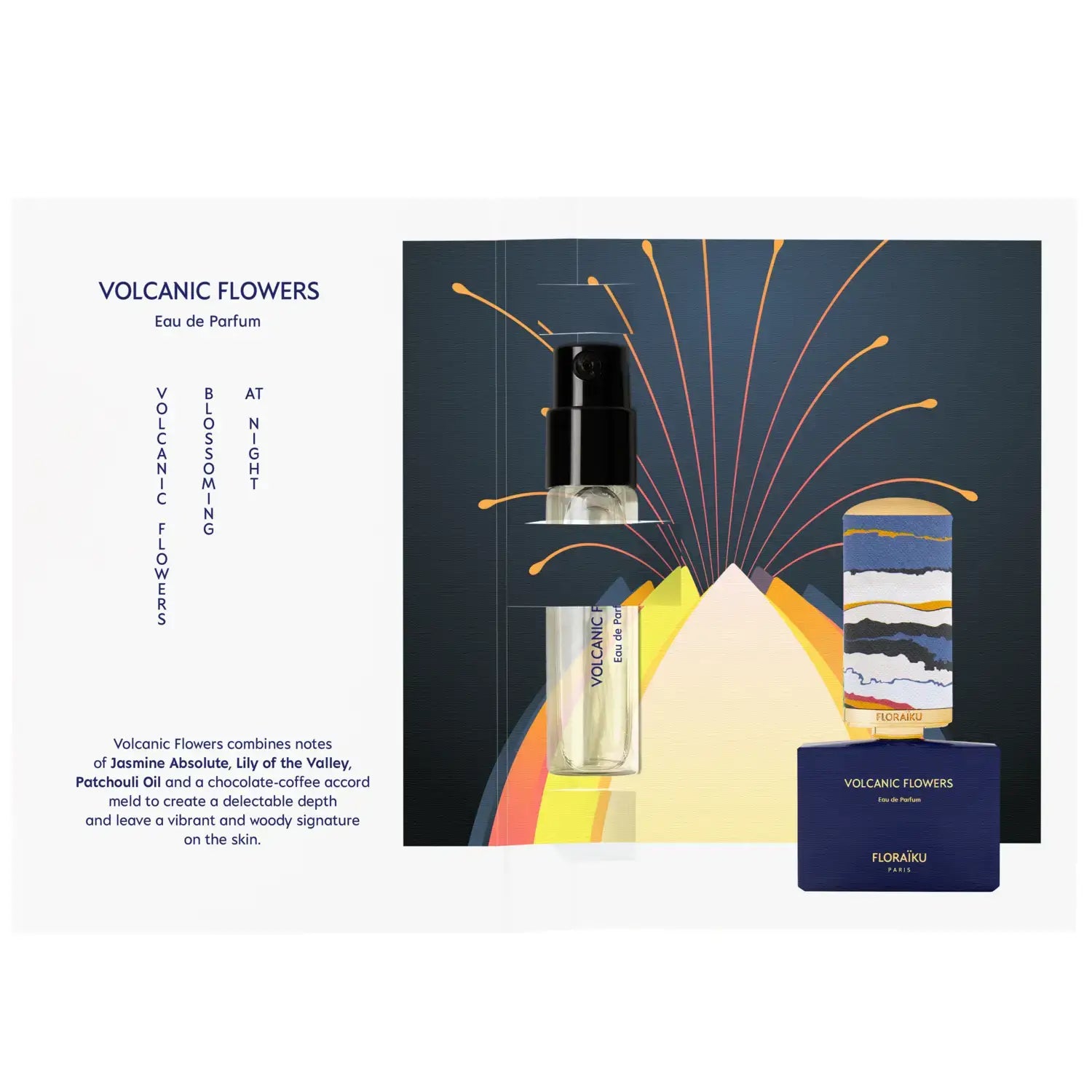 floraiku.com | VOLCANIC FLOWERS - Sample 1.5mL - Eau de 